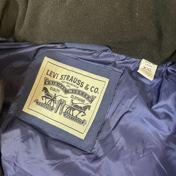 Levi’s Mens Retro Arctic Cloth Retro Bubble Puffer Jacket Size 2XL Coat - Picture 13 of 13